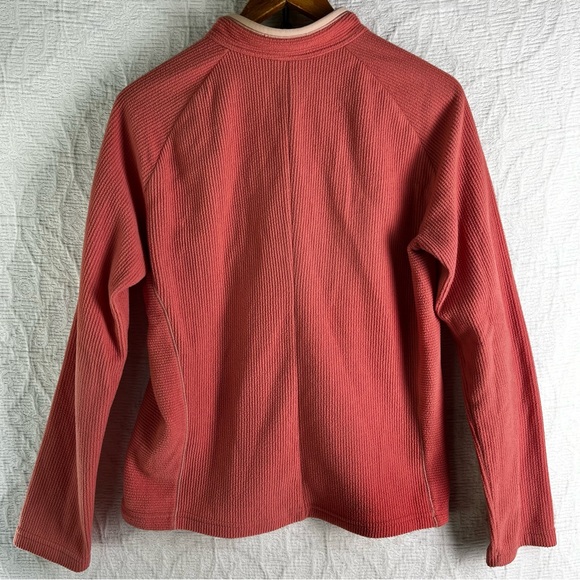 Patagonia Vintage Synchilla Women M Pink Lightweight Ribbed Terry Fleece Jacket - Picture 10 of 16